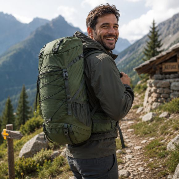 Sac à dos pour randonnée Summitra retour randonnée sourire