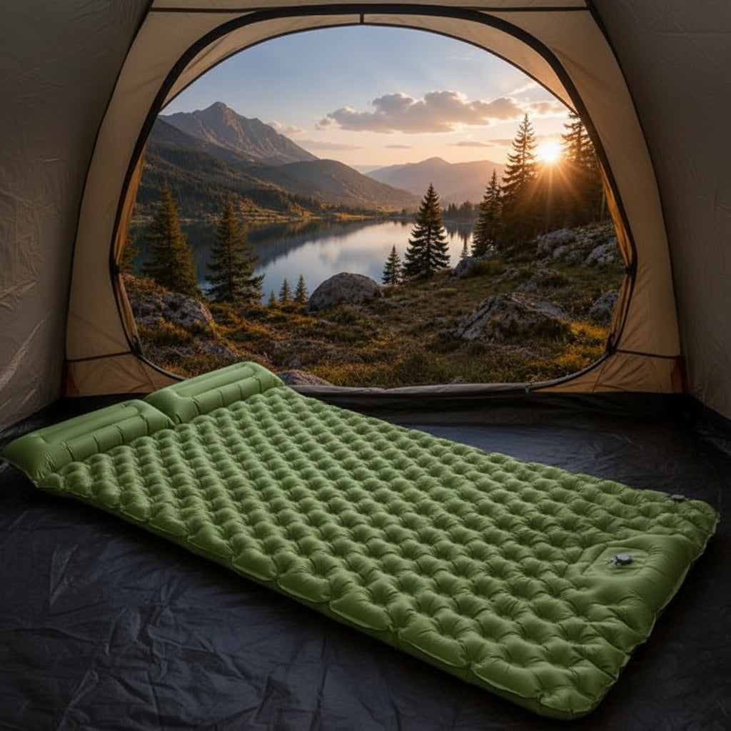 Matelas gonflable 2 personnes TrekRest Duo imperméable.