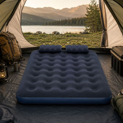 Matelas gonflable 2 places Comfort Royal installé dans une tente.