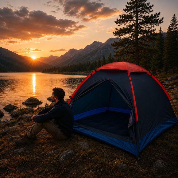 Tente pour Camping Escale Boréale 1 couche.