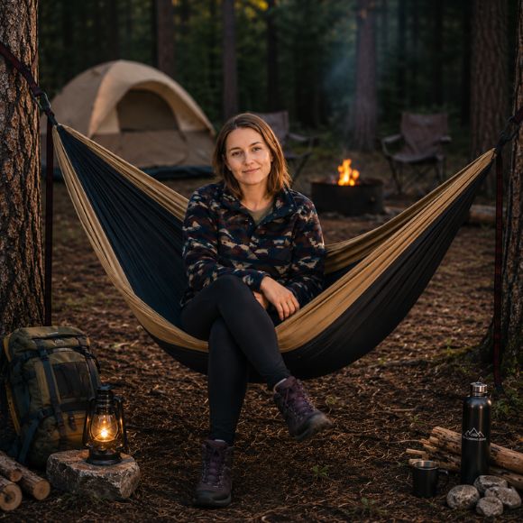 Hamac Double de camping Bivouac Étoilé avec femme