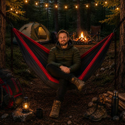 Hamac Double de camping Bivouac Étoilé avec homme