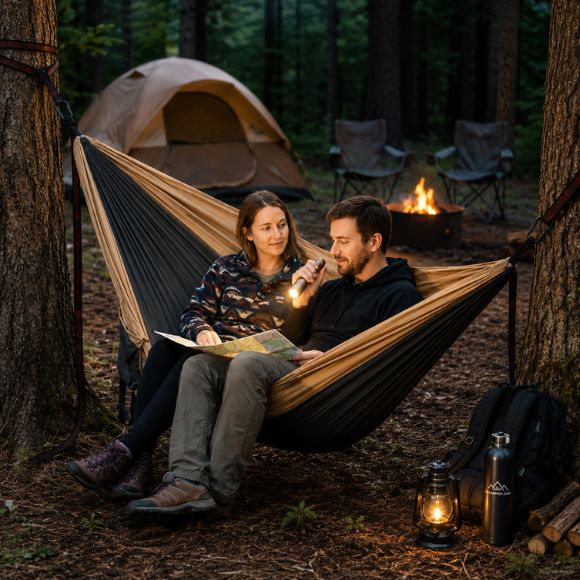 Hamac double de camping Bivouac Étoilé avec couple