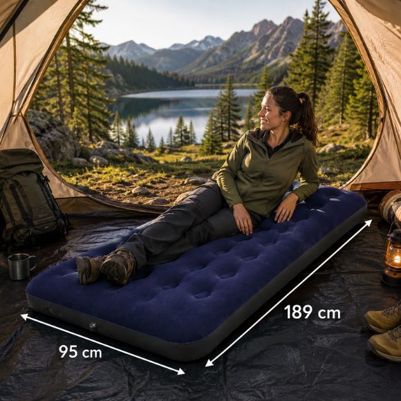 Matelas Gonflable 1 Personne TrailRest Solo 95cm*189cm  utilisé en camping