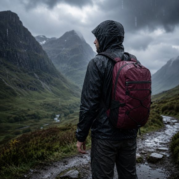 Sac à dos pour randonnée RandoryX résiste efficacement pluie en montagne