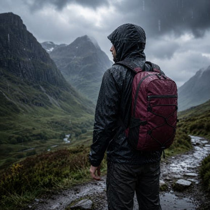 Sac à dos pour randonnée RandoryX résiste efficacement pluie en montagne
