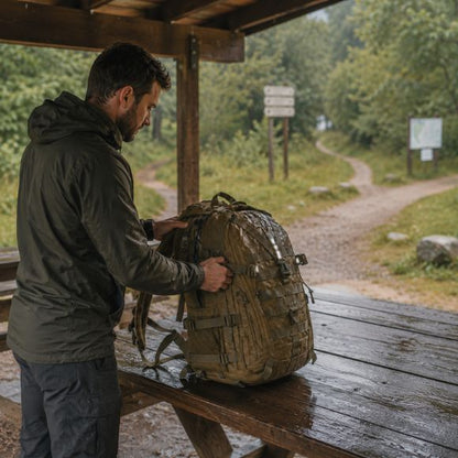Sac à dos pour randonnée SentinelX imperméable sous abri pique-nique
