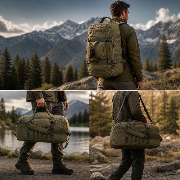 Sac à dos pour randonnée ExpeditionX polyvalent trois modes de transport