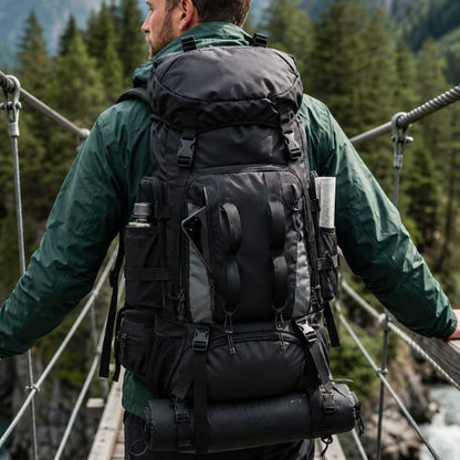 Sac à dos pour randonnée multiples poches accessibles organisation optimale équipement.