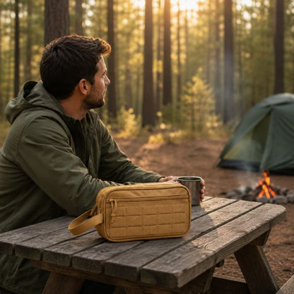 Trousse de toilette homme Nomadis compagnon fiable pour chaque aventure extérieure